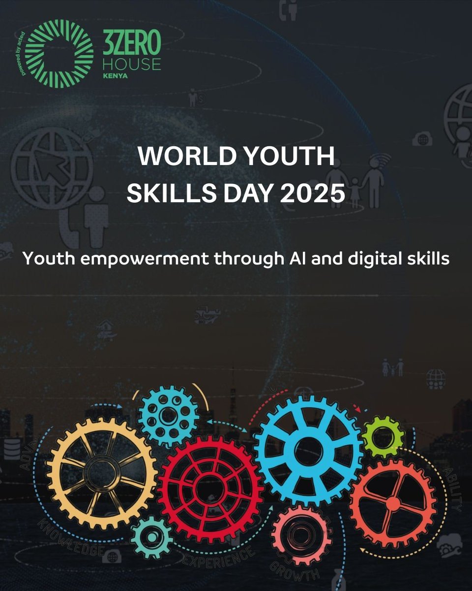 Today is World Youth Skills Day 2025
At 3ZERO House Kenya, we believe access to digital, creative &amp; entrepreneurial skills is essential for Kenya’s youth.
We provide the space, tools &amp; support young people need to thrive in the digital economy
#YouthInnovation #DigitalEmpowerment