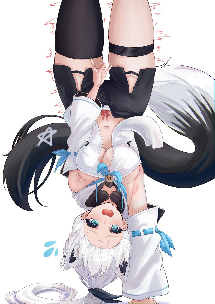 逆立ちfbk
 #絵フブキ