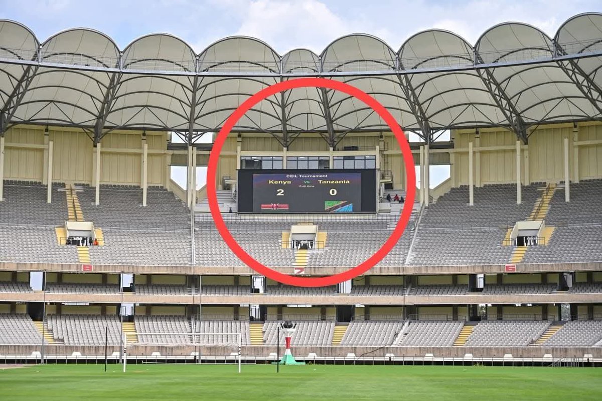 Jana Majirani wametest Public Display ya Kasarani Stadium.

Wakaona hii ndio iwe Testing sio 😃