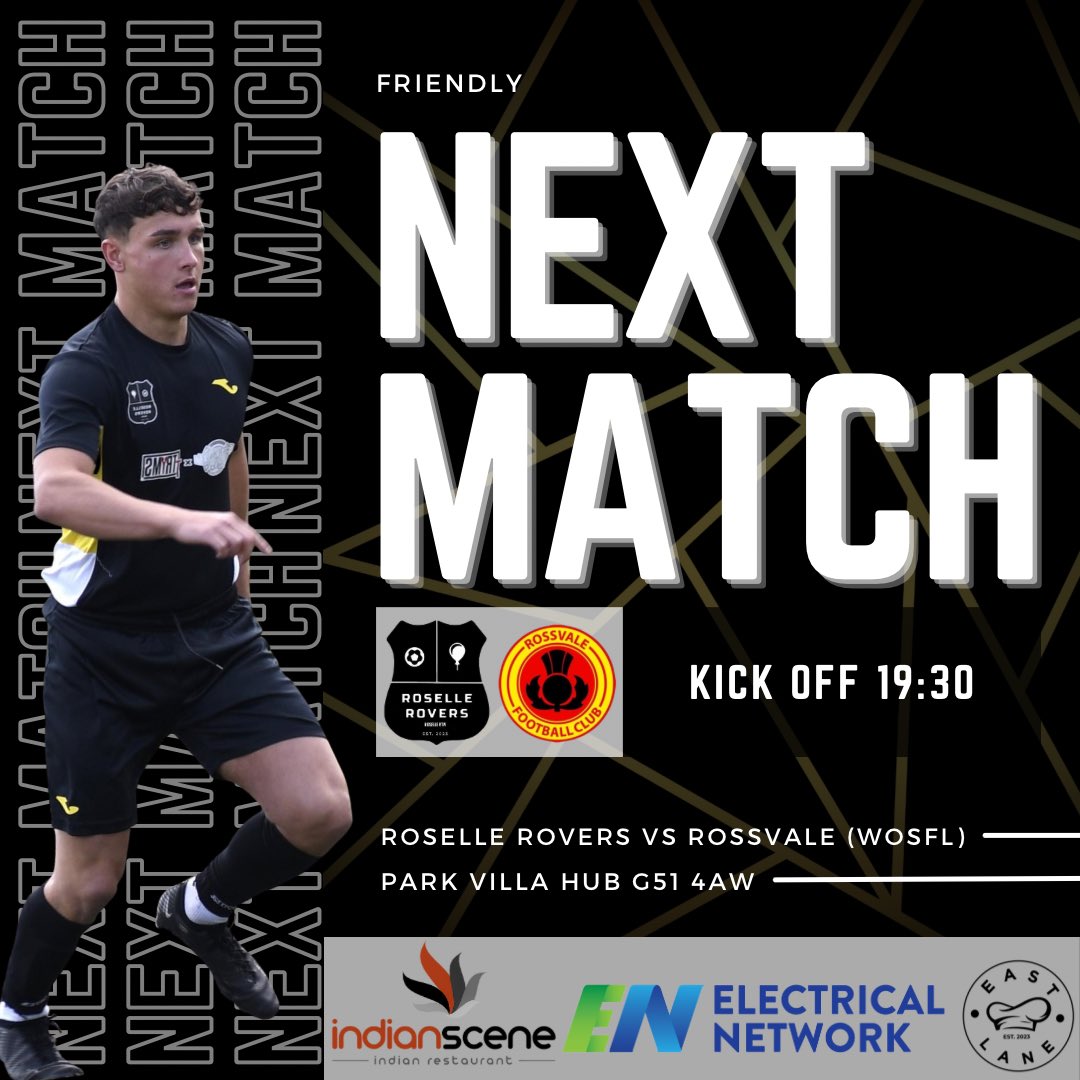 Roselle Rovers (@rosellerovers) on Twitter photo TONIGHT
A real test for the lads tonight as we face WOSFL outfit <a href="/RossvaleSeniors/">Rossvale FC WOS</a>
We look forward to welcoming the Junior side to Park Villa for what we hope will be a great game.
#RRTW #COYW TONIGHT
A real test for the lads tonight as we face WOSFL outfit <a href="/RossvaleSeniors/">Rossvale FC WOS</a>
We look forward to welcoming the Junior side to Park Villa for what we hope will be a great game.
#RRTW #COYW