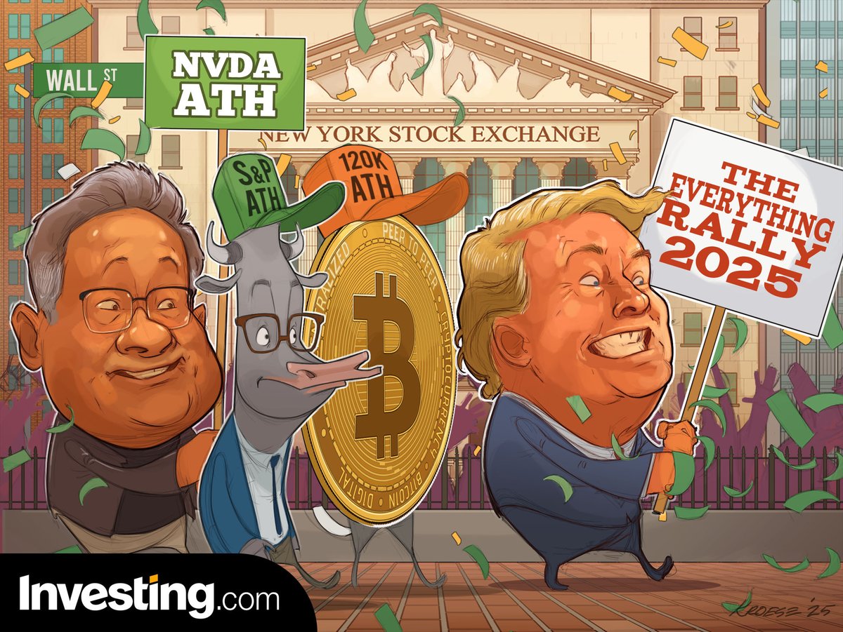El S&P 500 registra nuevos máximos, Nvidia repunta y Bitcoin bate su récord  por encima de los 120.000 dólares! #NVIDIA #Bitcoin