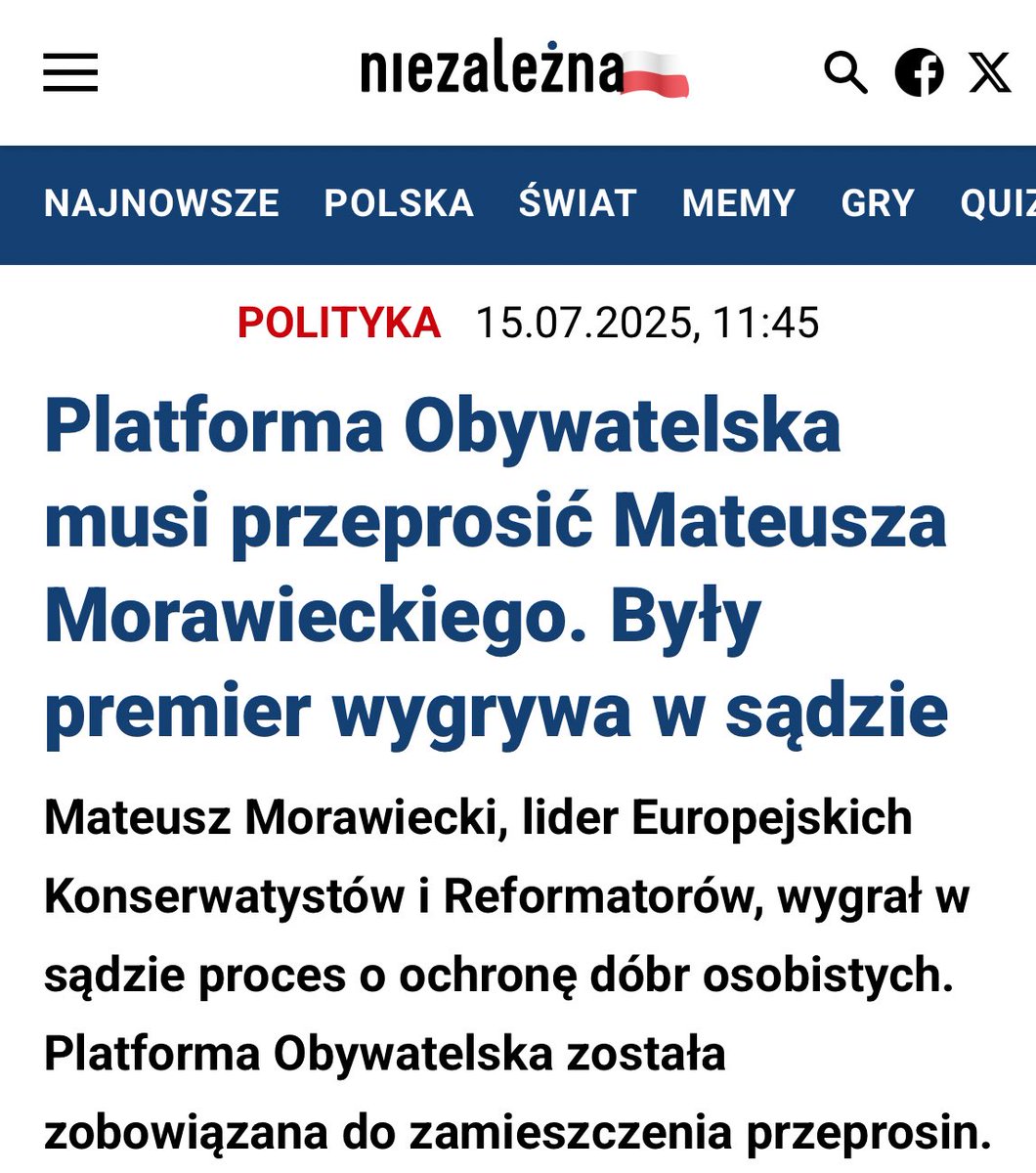 . <a href="/MorawieckiM/">Mateusz Morawiecki</a> 👏🏻