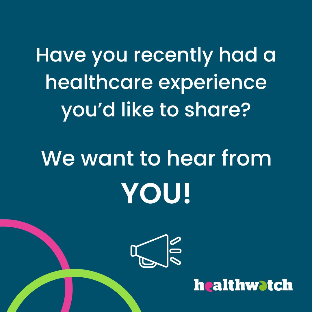 HealthwatchE's tweet image. Your feedback still matters. If you've used health or social care services recently - then we want to hear about your experience. Good or bad, your feedback could help services improve. healthwatch.co.uk/have-your-say