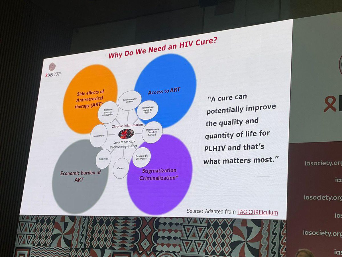 CEHURD Uganda (@cehurduganda) on Twitter photo At the #IAS2025 Conference in Kigali, the global HIV community is coming together with renewed hope and focus on finding a cure. Experts are discussing two main types of cures: ๐๐ต๐ฒ "๐ฐ๐น๐ฎ๐๐๐ถ๐ฐ" ๐ฐ๐๐ฟ๐ฒ, which aims to completely remove the virus from the body, and ๐๐ต๐ฒ At the #IAS2025 Conference in Kigali, the global HIV community is coming together with renewed hope and focus on finding a cure. Experts are discussing two main types of cures: ๐๐ต๐ฒ "๐ฐ๐น๐ฎ๐๐๐ถ๐ฐ" ๐ฐ๐๐ฟ๐ฒ, which aims to completely remove the virus from the body, and ๐๐ต๐ฒ