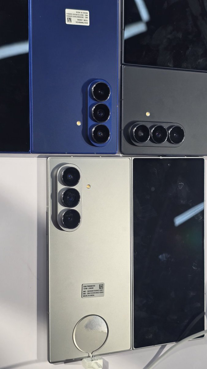 agrah3's tweet photo. The experience of the #GalaxyUnpacked was very impressive with the newly launched devices, specially #GalaxyZFold7 took my heart. This time samsung took the fold to the new level and slimmer ever! 
#GalaxyAI #SamsungMembers #SamsungMembersConnect #MyJourneyToUnpacked https://t.co/8GbYePEigC