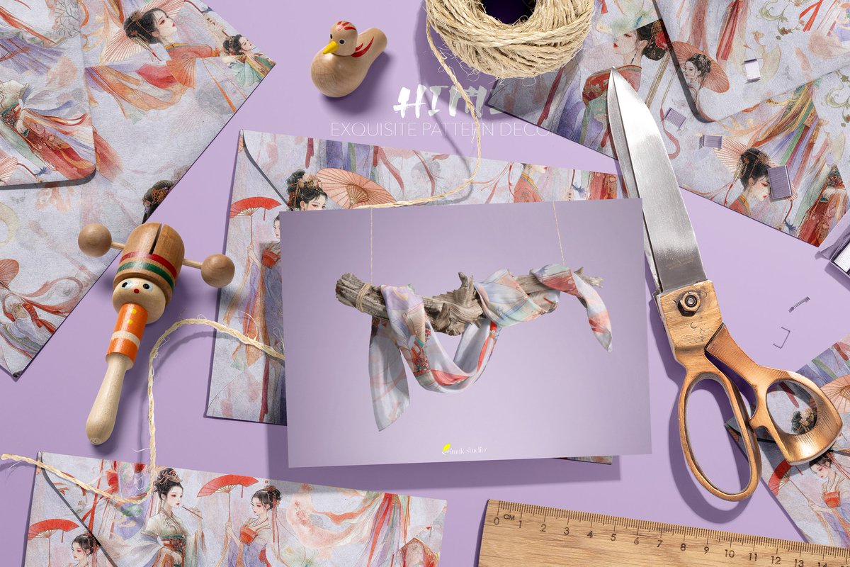 imrikstudio's tweet photo. Painted in soft watercolors and inspired by classic Chinese artistry, each figure feels like a whisper from a bygone era—graceful, poised, and timeless. With every brushstroke, 

Full pack on my bio.

#imrikStudio #exquisitepatterns #JapanesePattern #Chinesepattern https://t.co/EqnETC9wDy
