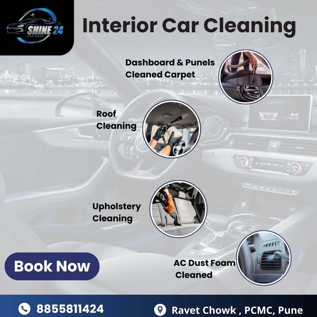 CarShine_24's tweet image. Interior Deep Cleaning
Because a clean interior = a happy ride!   🧽🛋️
Get deep vacuuming, seat &amp;amp; dashboard cleaning, and that fresh car feel   again! 🌬️🧼 
📲 +   088558 11424
    
#InteriorDetailing #CleanInsideOut #DeepCleaning
#CarShine24 #Ravet #PCMC #Carshine24
#carwash