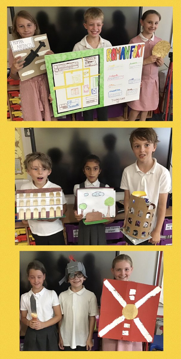 Amazing Roman home learning projects from #bishoptonyear3 #bishoptonhistory #bishoptonenrich