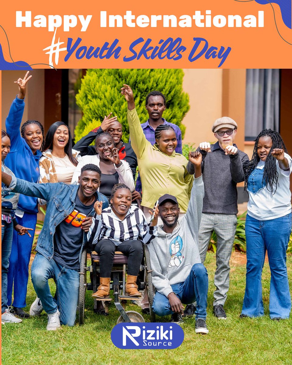 Happy International Youth Skills Day!

Today, we celebrate the power of skills in unlocking opportunities, especially for young people with disabilities. 

At Riziki Source, we believe in inclusive empowerment
#rizikisource #youthskillsday