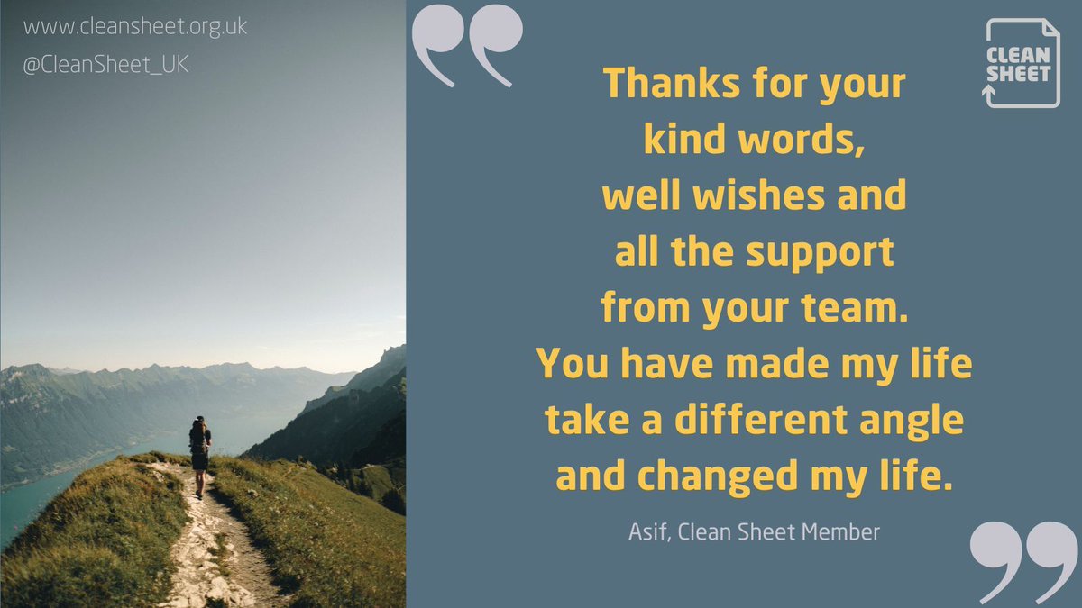 Clean Sheet exists to support its Members (people with a criminal conviction) in their search for sustainable employment. Feedback like this is proof of the importance of what we do.
#cleansheetworks #encouraging #newbeginnings #freshstarts