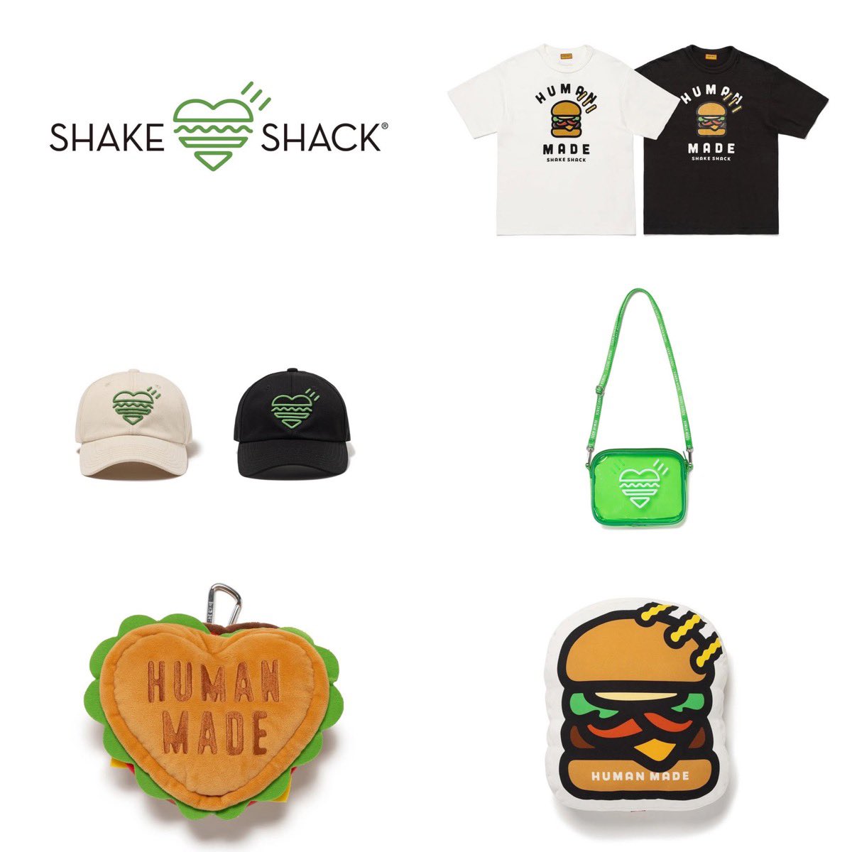 human made shake shack ヒューマンメイド　セット ライフスタイルブランド 「HUMAN MADE」とのコラボメニューを 7