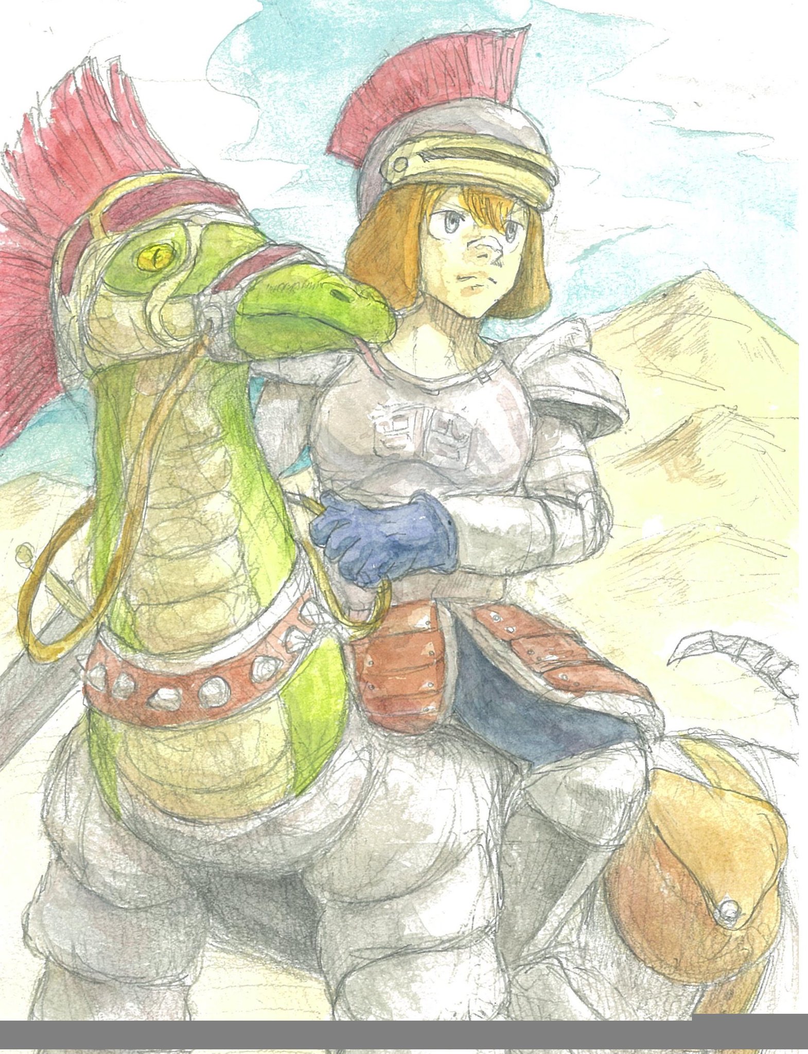 手描きイラスト・バリアス7・リクエスト・原画 Hiroko on X: 