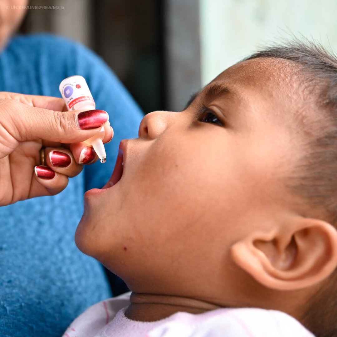 UNICEFROSA's tweet image. Good news!
Childhood vaccination levels in South Asia reach an all-time high!
New data by @UNICEF and @WHO shows incredible progress towards protecting children from life-threatening diseases: uni.cf/4nEPBJ4