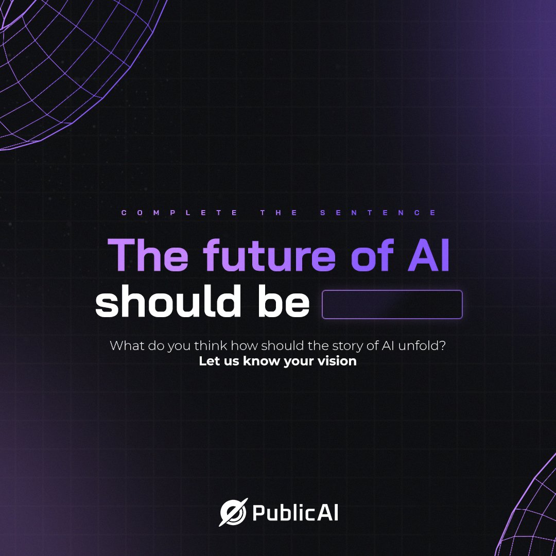 The future of AI should be public—
Not locked in by giants, but opened up for everyone.
That’s what PublicAI is about:
 Train AI with your knowledge
 Earn $PUBLIC tokens for contributing
🌍 Help build a fair, smarter AIs
It’s AI for the people, by the people.
#Web3 #AI #PublicAI