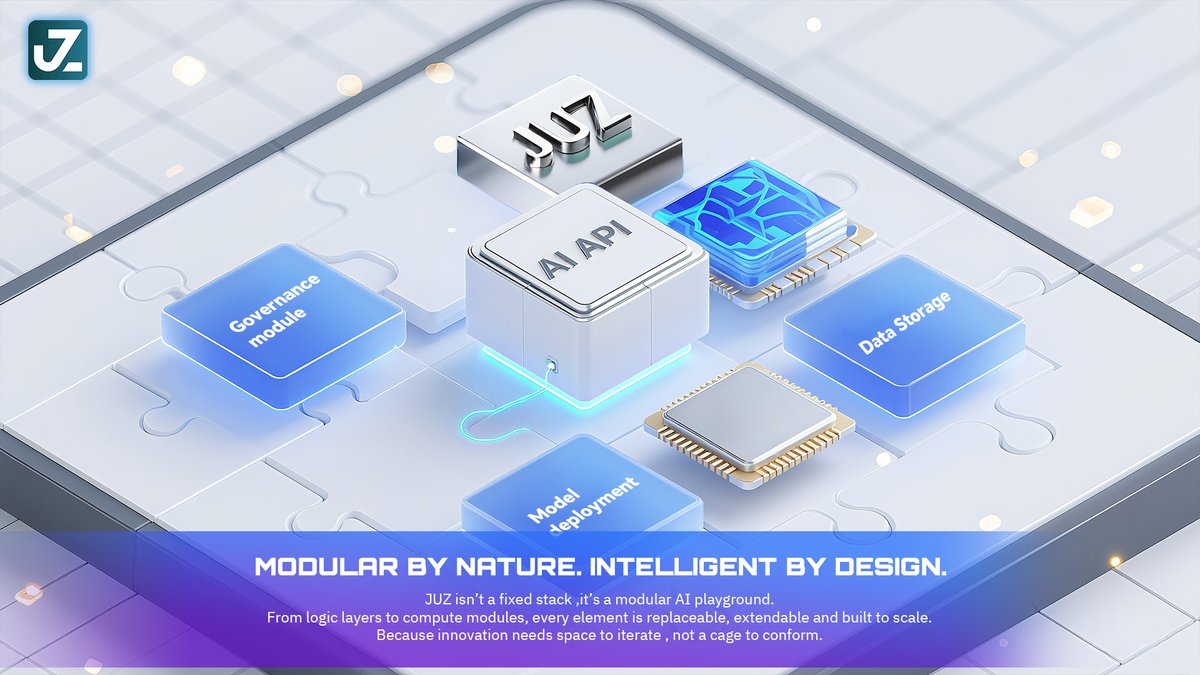 JUZ_global's tweet image. 🧩 Innovation isn’t linear  and neither is JUZ
🌐 Our blockchain is modular, not monolithic
🛠️ Developers plug in AI tools, protocols, and logic blocks
⚙️ No more rewriting, just smart composition
🚀 Build fast, evolve freely, scale on your own terms
#JUZModular #ComposableAI