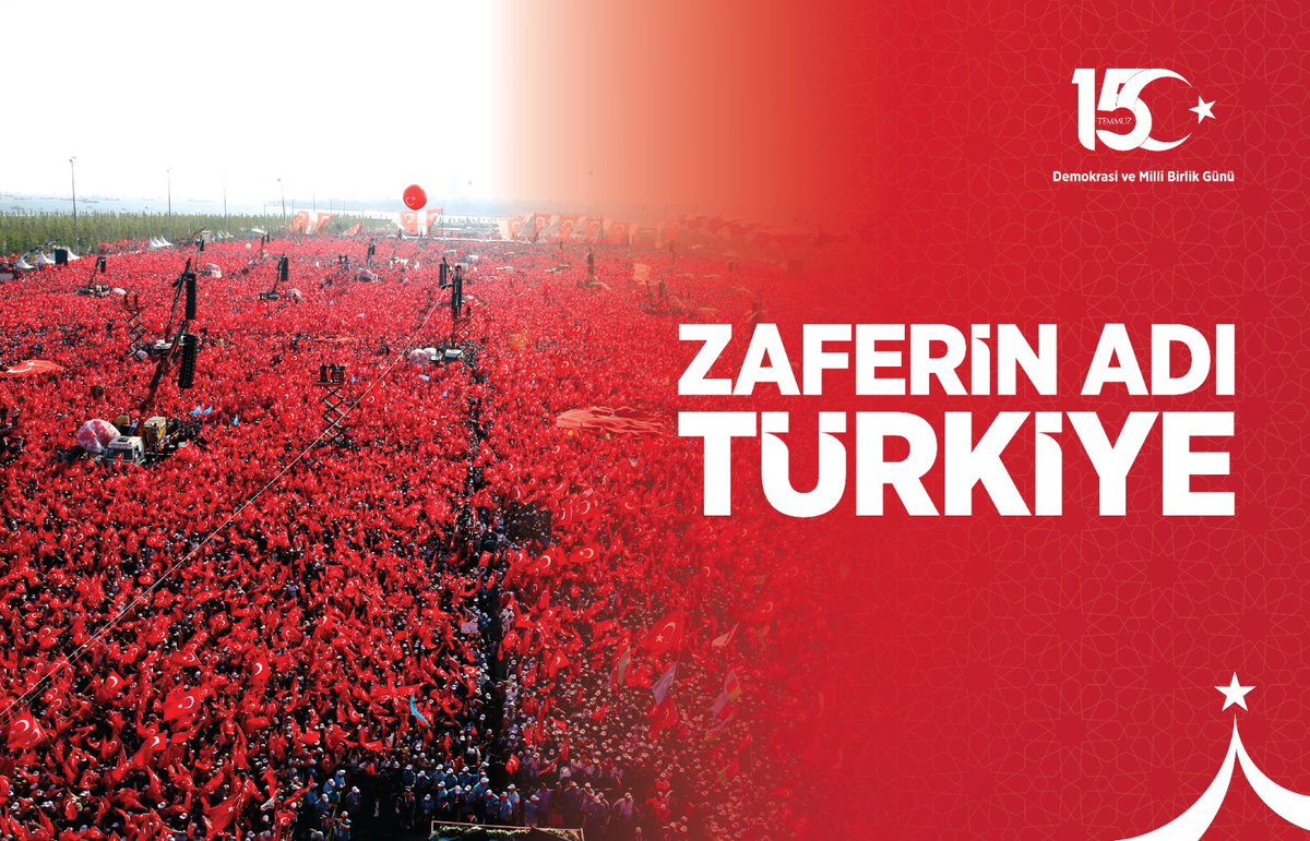 #15TemmuzDemokrasiveMilliBirlikGünü 
#ZaferinAdıTürkiye 

<a href="/tcbestepe/">T.C. Cumhurbaşkanlığı</a> <a href="/tcmeb/">Millî Eğitim Bakanlığı</a> <a href="/KaramanValiligi/">Karaman Valiliği</a>
