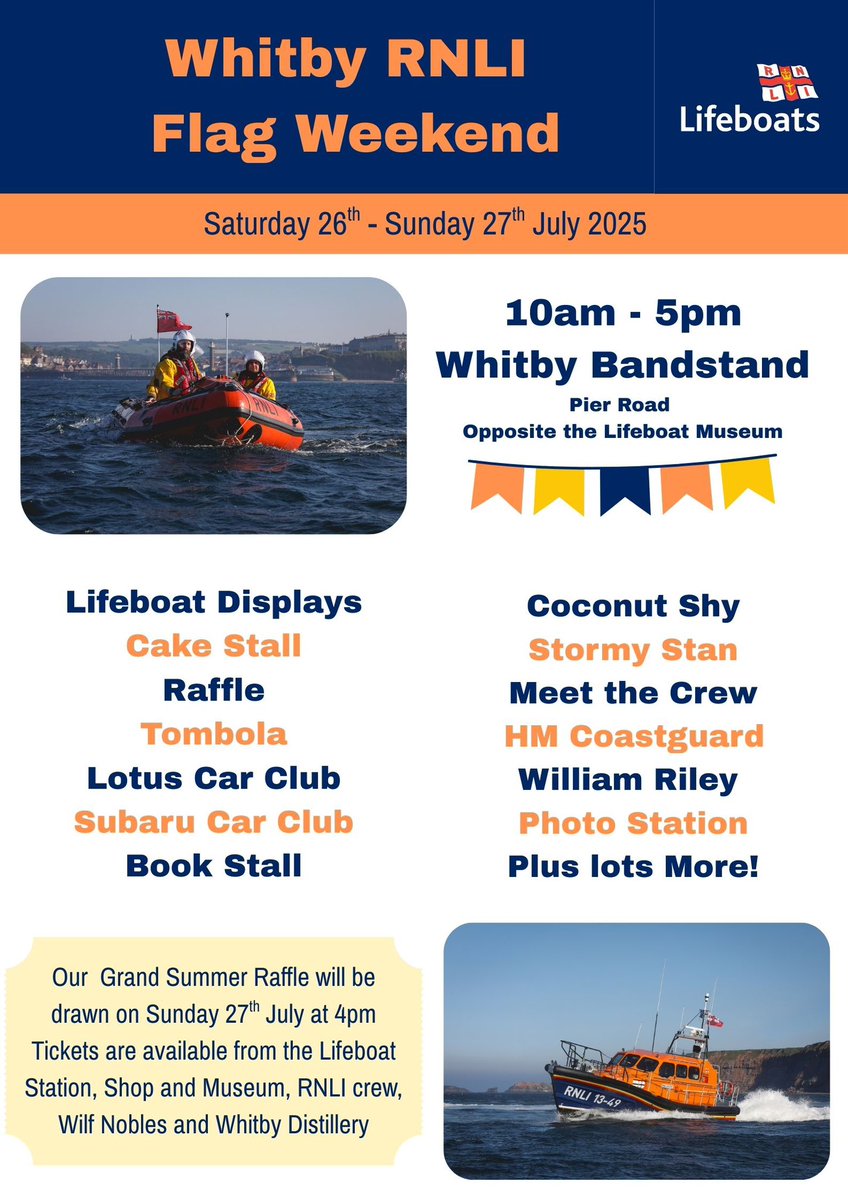 It's not long until our annual flag weekend, we hope you can join us.