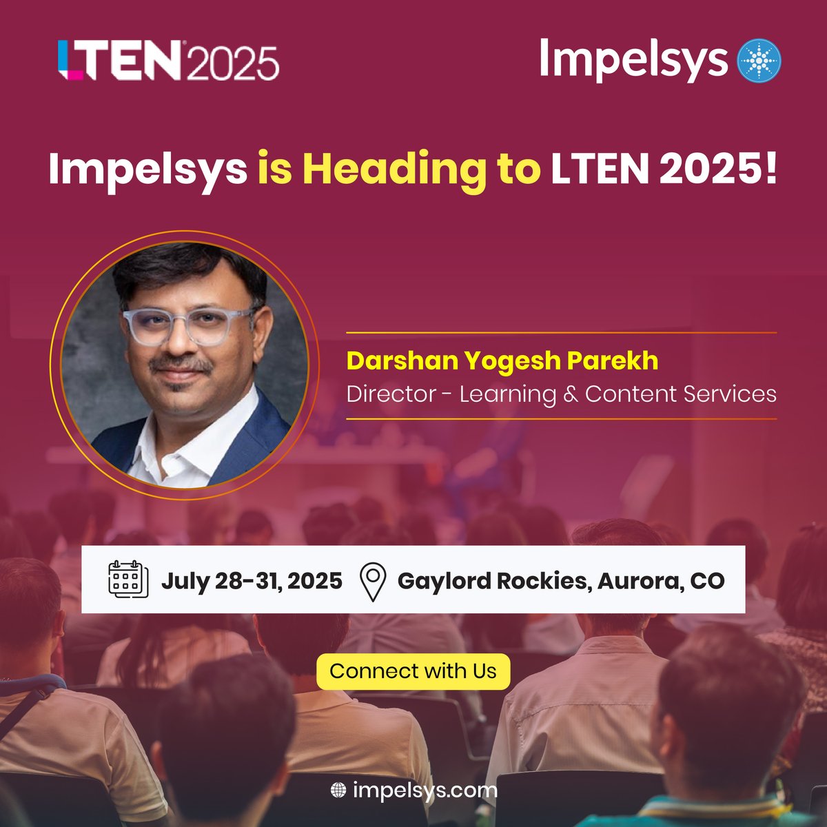 We’re excited to be attending the LTEN Annual Conference 2025! From emerging tools to transformative learning strategies, LTEN is where innovation meets impact. Looking forward to insightful discussions and new connections!

#Impelsys #LTEN2025 #LifeSciencesLearning #Pharma