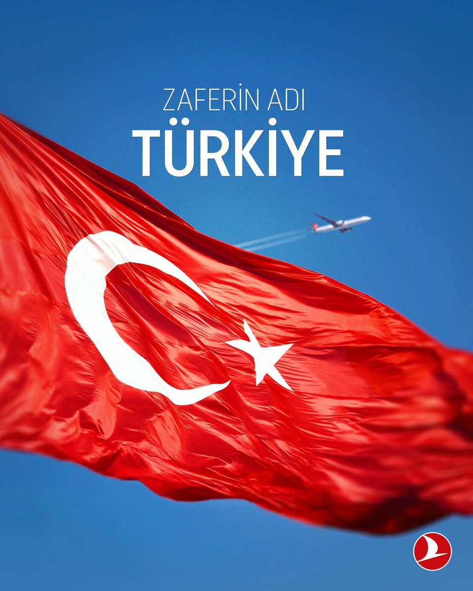 Zaferin adı: Türkiye! Birlik ve beraberlik ruhunun tekrar canlandığı 15 Temmuz Demokrasi ve Millî Birlik Günü’nde tüm şehit ve gazilerimizi saygı ve minnetle anıyoruz. 🇹🇷

#TürkHavaYolları