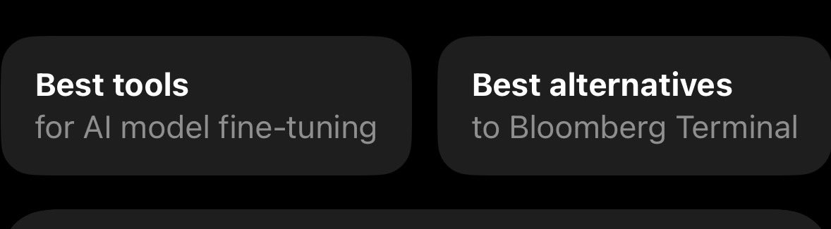 JHTScherck's tweet image. ChatGPT personalization on mobile objectively better than anything Google has ever put in front of me in search.