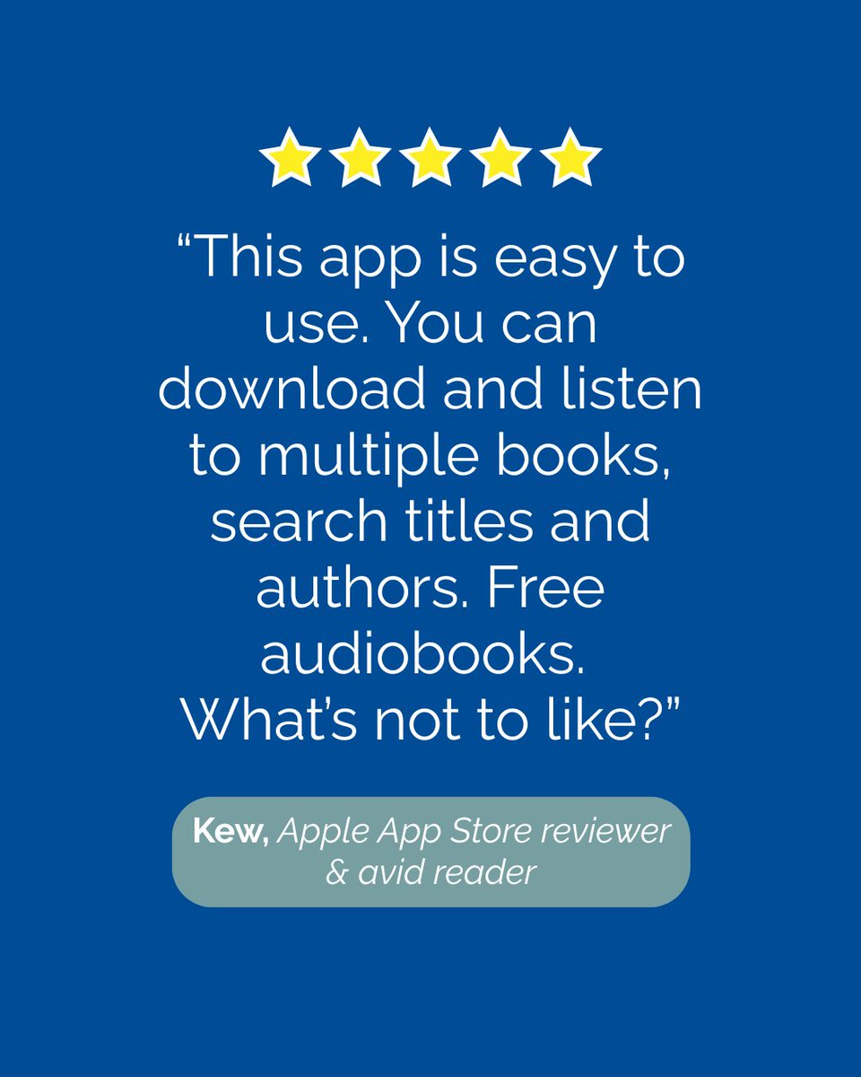 Thank you for love 💙

uLibrary lets you download and enjoy audiobooks with just your library card. No queues. No fees. No fuss.

🔎 Search. 🎧 Listen. 📚 Love it.

Have you tried it yet?