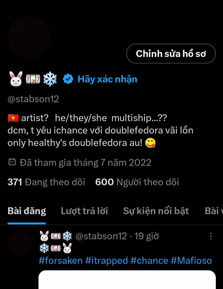 stabson12's tweet image. 600 followers!?
OMG TY YOU ALL!!😭😭
-know what, i'll spam another doublefedora tonight