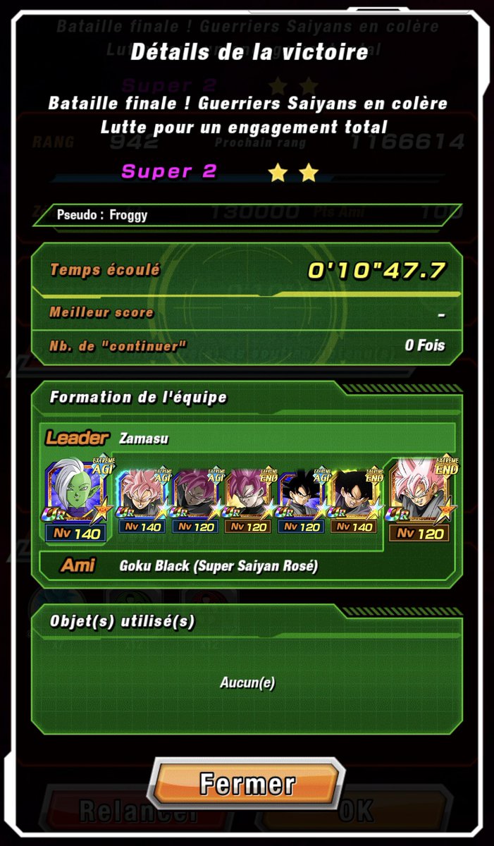 satchfroggy's tweet photo. ✨ Ma tram pour le Burst Mode !

Très peu de difficulté une nouvelle fois !

Partagez vos compos pour faire de gros scores 👍🏼 

#DokkanBattle https://t.co/KryKWP0Dst