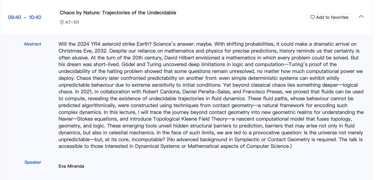 My talk will be streamed at the BIMSA youtube chanel. youtube.com/live/EKHTSNo0T… The time of my talk is 9:40 Beijing time on Friday 18. After that, it will be uploaded on the official website of the conference.