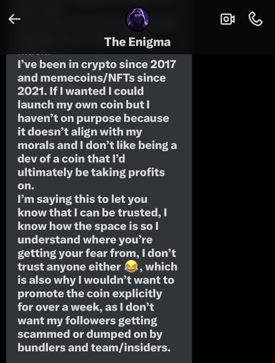 How the Dolly Community Got Scammed by an Instagram Grifter:

I decided to become a whale in $Dolly.

Bought at 70K, watched it run to 1.2M. I bid from my doxxed wallet to project confidence, because I believed in it. Still do believe in that vision. 

Even after a 50% retrace