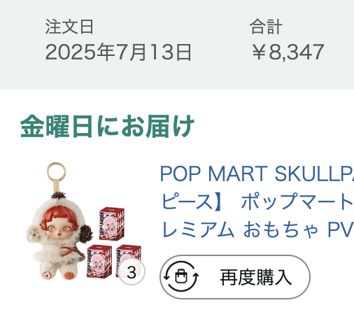 ウォニョンのシリーズのSKULL PANDA買えたのっ🥰 速攻売り切れた 基本