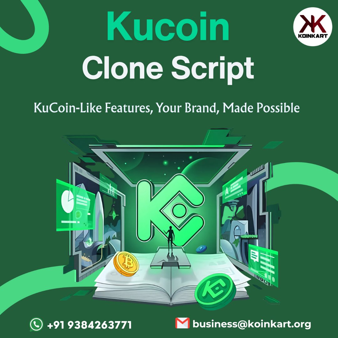 KoinKart's tweet image. Get a fast track into crypto trading with our KuCoin Clone Script packed with KuCoin-like features, high liquidity &amp;amp; full customization. Launch your own exchange

Visit: koinkart.org/crypto-exchang…

#KuCoinCloneScript #CryptoExchangeDevelopment  #USA #UK #Canada #India #UAE #Germany