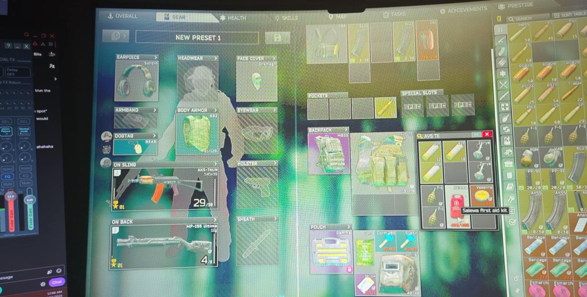 Tagilla was camping 03 extract in factory haha gifted me a yellow card for his death!