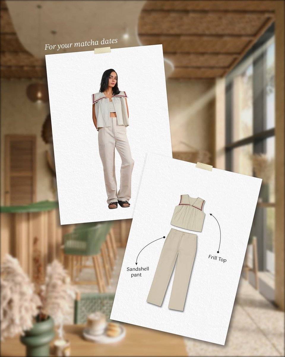 atomicheartsin's tweet photo. Your matcha’s not the only thing serving looks today. 🤌🏻✨

This outfit? Light, effortless, and 100% ‘that girl’ energy.���🏻‍♀️

Visit https://t.co/VEHjGayIce and shop now 💌

#MatchaMood #CoffeeDateFit #ChillButCute #AtomicLook #EasyStyle #SoftGirlOutfit https://t.co/KYv6H5Sc7c