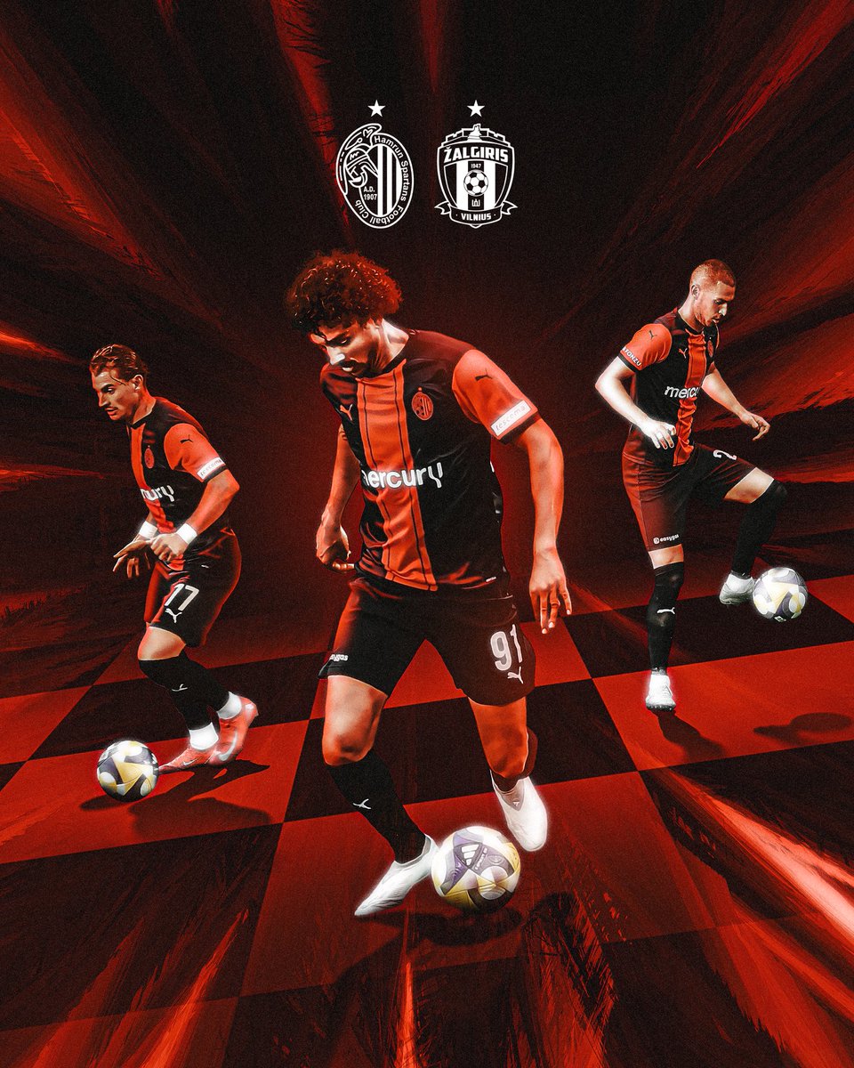 MATCHDAY. ⚫️🔴 

#HamrunSpartans #UCL #championsleague