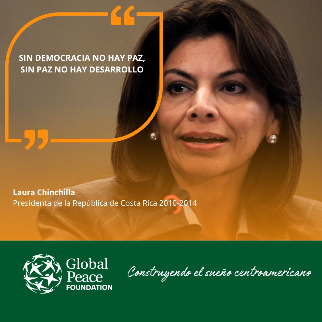 “Sin democracia, no hay paz…” 🕊🕊️
La expresidenta de Costa Rica, Laura Chinchilla, realza la importancia de la democracia en la promoción de La Paz.✍️
Chinchilla, hace énfasis también, en la importancia de la paz, en la búsqueda del desarrollo🌐

#gpfcentroamérica #paz