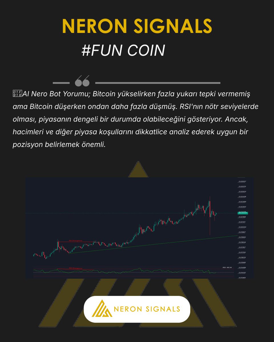 NeronSignals's tweet image. #FUN Grafigi ve AI Nero Bot yorumu.

Tum hizmetlerimiz: neronsignals.com

#FUN #FUNCHART #CHART #NeronSignals #crypto #Binance #AICrypto #kripto #analiz