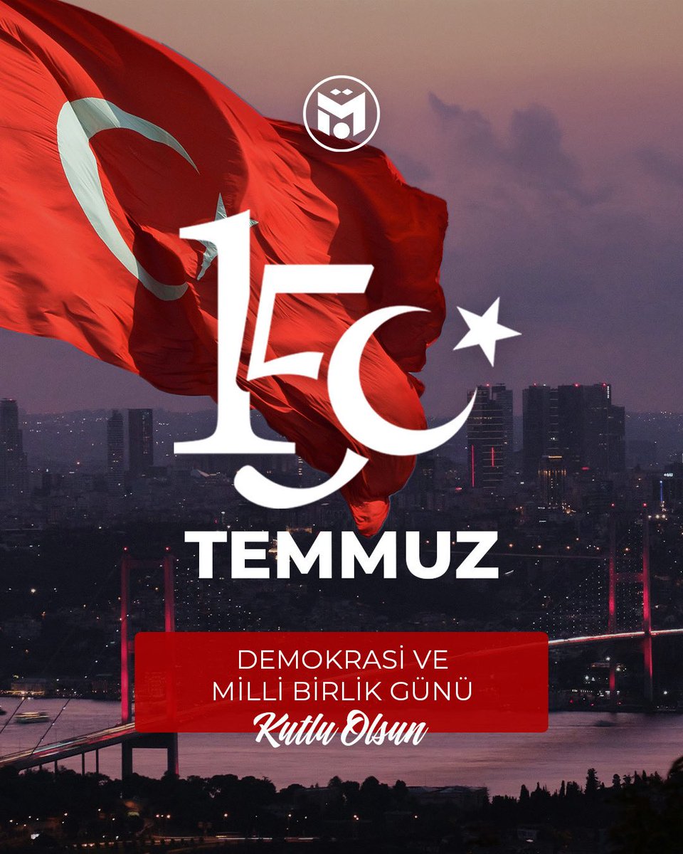 M10's tweet image. 15 Temmuz’da milletimiz vatanına ve demokrasisine sahip çıktı. Kahraman şehitlerimizi saygı ve minnetle anıyorum.