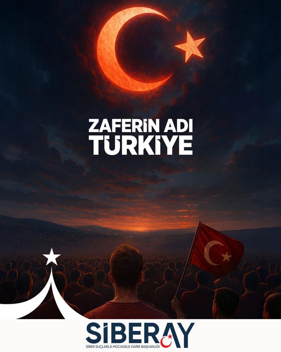 🇹🇷15 Temmuz; bir milletin vatanına, bayrağına ve millî iradesine canı pahasına sahip çıktığı destansı bir direnişin adıdır.

🌙 O karanlık geceyi aydınlığa çeviren aziz şehitlerimizi rahmetle, kahraman gazilerimizi minnetle anıyoruz.

#15Temmuz