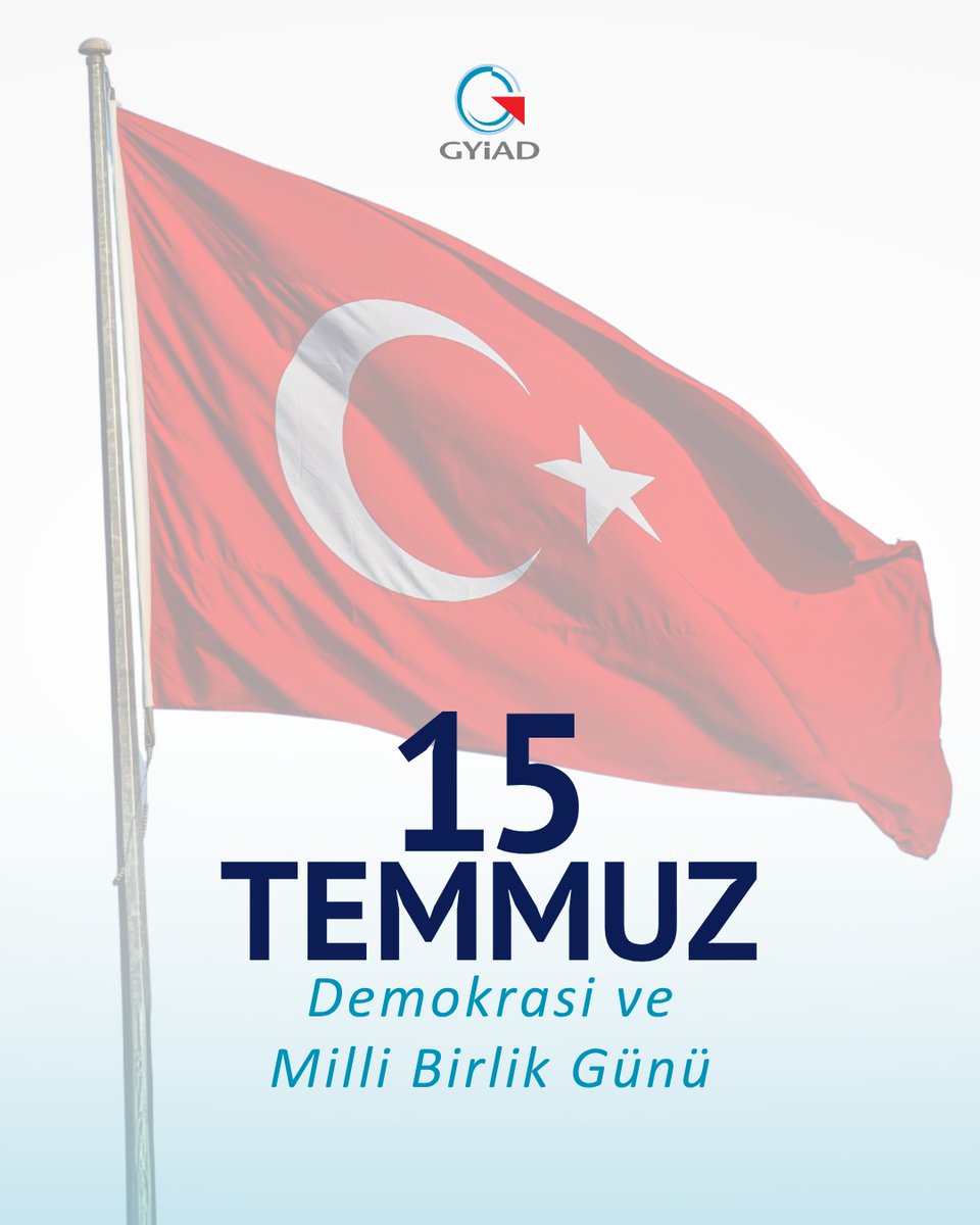 Birlik, beraberlik ve demokrasiye olan inancımızı hatırladığımız bu günde; tüm şehit ve gazilerimizi saygıyla anıyoruz.

#GYİAD #15Temmuz