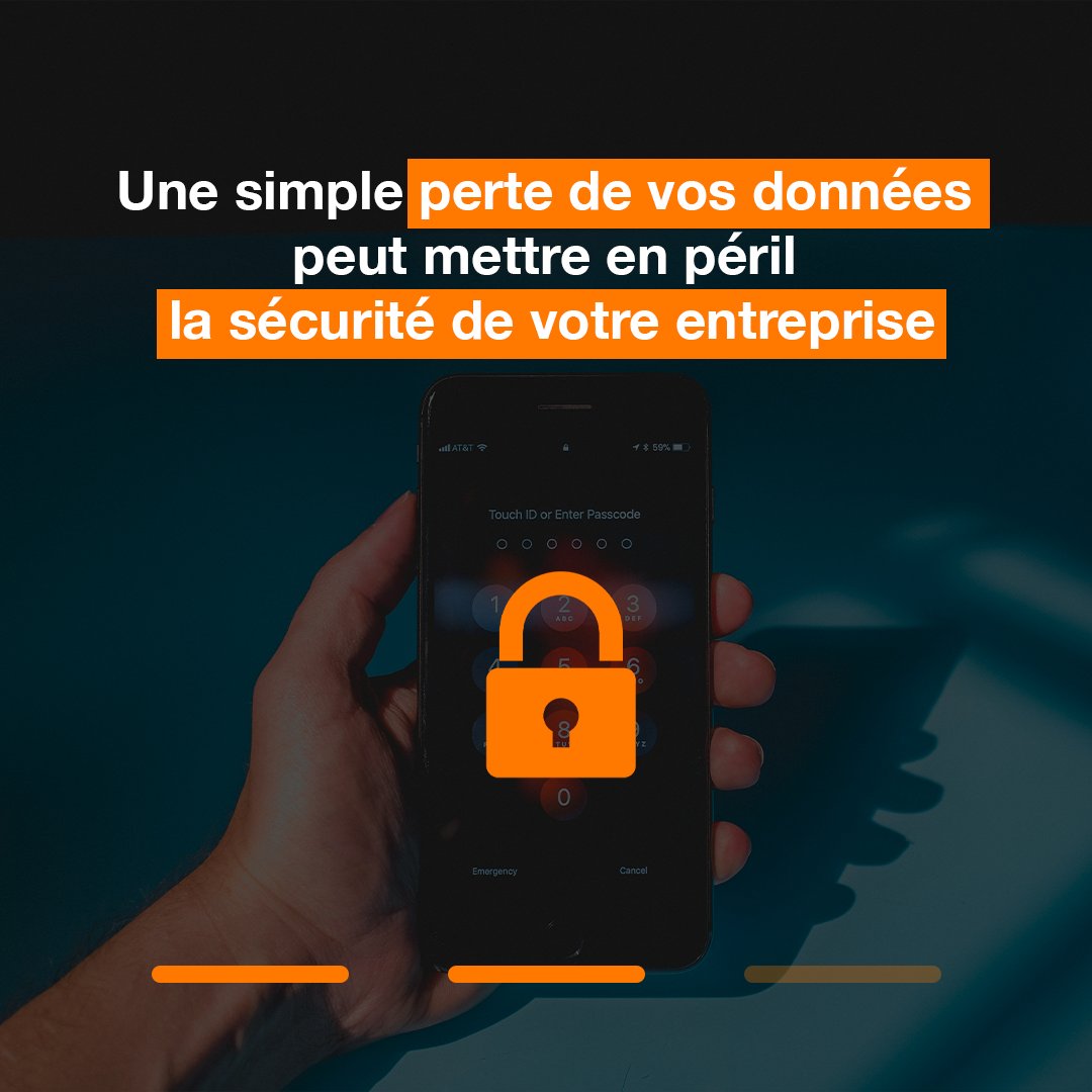 #MardiConseil 
41 % des TPE ont déjà subi une attaque informatique !

Professionnels de <a href="/paysdelaloire/">Pays de la Loire</a>, et si on assurait ensemble votre sécurité numérique ?
Votre activité mérite d’être protégée.

➡️ Nos solutions de cybersécurité adaptées aux pros : 👉 oran.ge/3TPL9tz