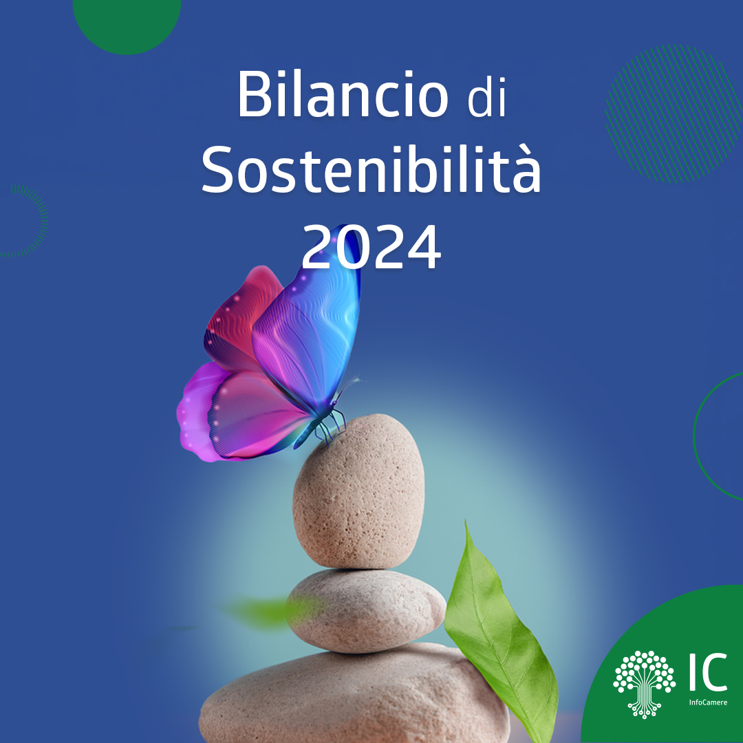 🌱InfoCamere pubblica il Bilancio di Sostenibilità 2024: 
✔️+126 mln € distribuiti
✔️-318 ton CO₂ (smart working)
✔️205.000 kWh da fotovoltaico
✔️Premi e certificazioni ESG confermati
Per saperne di più👉 infocamere.it/bilancio-di-so… 

<a href="/CamCom_gov/">CamCom</a> <a href="/PID_CamCom/">Punto Impresa Digitale</a> <a href="/Ecocerved/">Ecocerved</a> <a href="/icontosrl/">ICONTO</a>