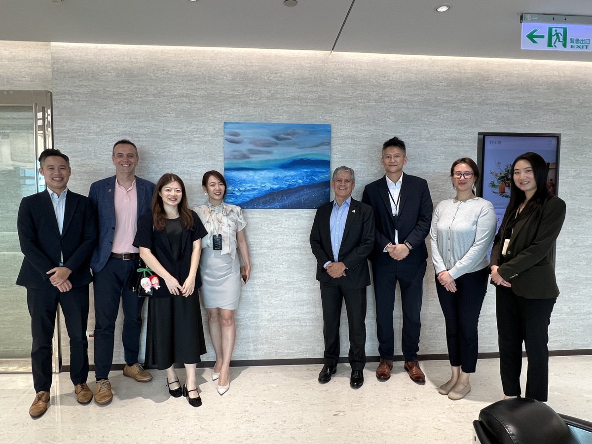 AmChamTaiwan's tweet image. AmCham Taiwan’s Membership Team and President Carl Wegner visited The Executive Centre at Taipei 101 to learn more about their flexible workspace solutions and how they support businesses of all sizes across Asia Pacific and the Middle East.