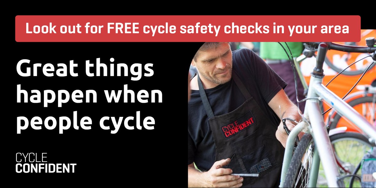 Dr Bike

At Dr Bike sessions, experienced mechanics check everything on your bike, from wheels, brakes, gears and tyre pressure to lights, racks, pedals, saddles and more. 

For availability, eligibility and courses:
ow.ly/tAuK50Wp124