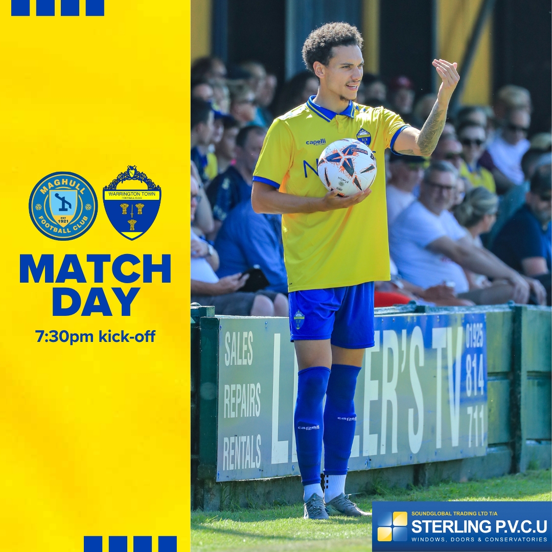Warrington Town FC (@theyellows) on Twitter photo It's Matchday! π‘
π <a href="/maghullfc/">Maghull Football Club</a>
ποΈ DT Hughes Community Stadium
β° 7:30pm kick-off
π Pre-season friendly
ποΈ Adults Β£4, concessions Β£2 It's Matchday! π‘
π <a href="/maghullfc/">Maghull Football Club</a>
ποΈ DT Hughes Community Stadium
β° 7:30pm kick-off
π Pre-season friendly
ποΈ Adults Β£4, concessions Β£2
