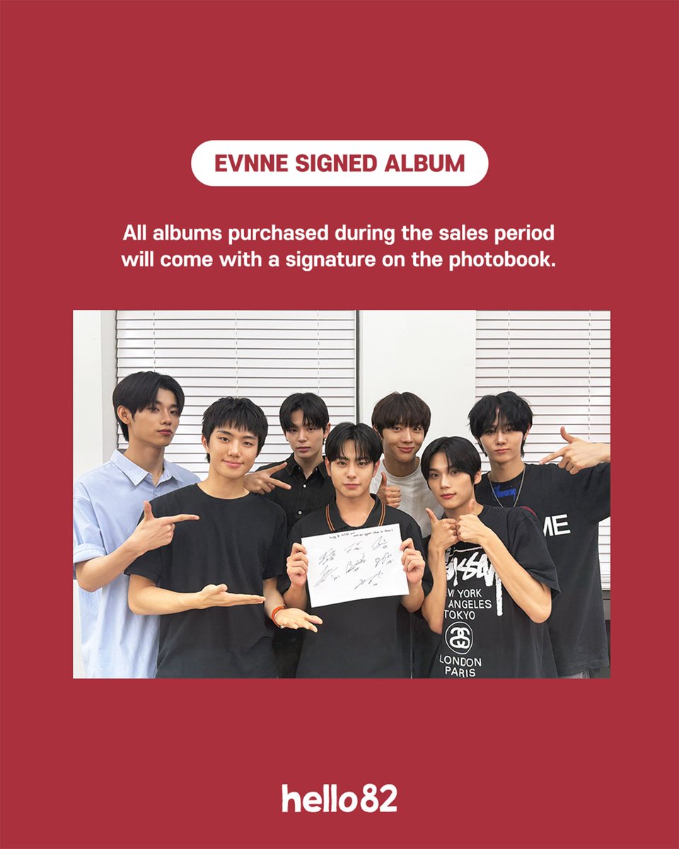 📢] Special message alert 💌 SIGNED ALBUM ✍️ EVNNE - 5th MINI