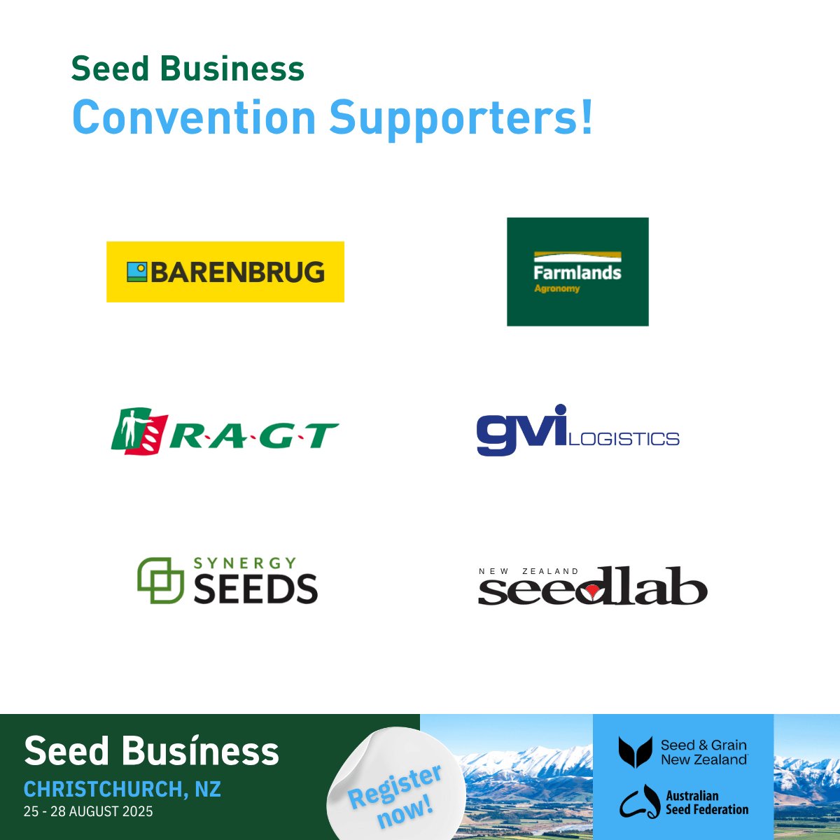 Collaboration grows the future 🌿

A big shoutout to our convention supporters for #SeedBusiness2025!

Join us: eventbookings.com/b/event/seed-b…