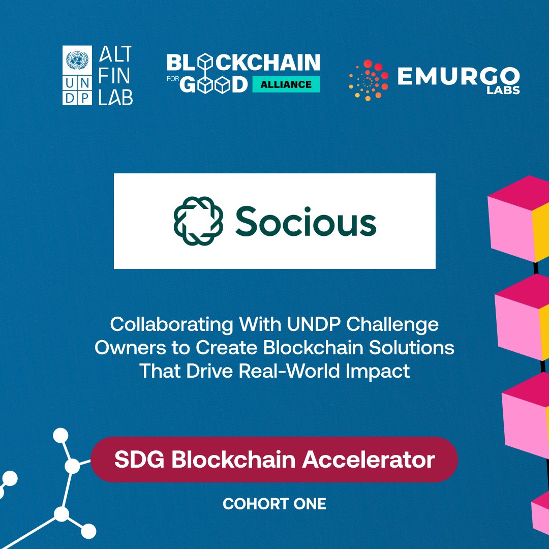 T4ISummit's tweet image. We’re beyond excited to join the SDG Blockchain Accelerator by UNDP and EMURGO Labs! 🚀
This is a huge opportunity to apply our blockchain solution to real-world challenges that drive progress on the SDGs.
#SDGBlockchainAccelerator #BlockchainForGood #TechForImpact