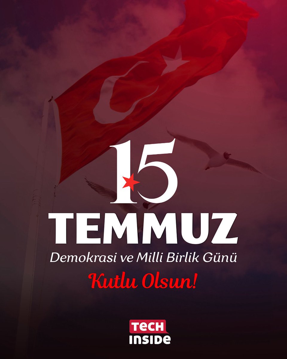 15 Temmuz darbe girişiminin 9. yılında, vatan uğruna can veren aziz şehitlerimizi rahmetle, kahraman gazilerimizi minnetle anıyoruz. 🇹🇷