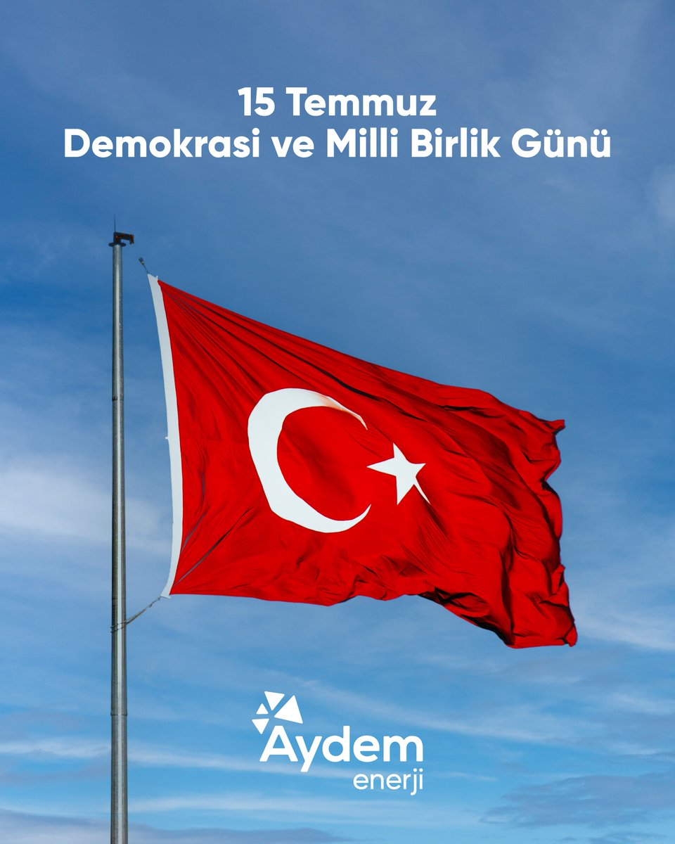 15 Temmuz Demokrasi ve Milli Birlik Günü’nde tüm şehit ve gazilerimizi saygıyla anıyoruz.