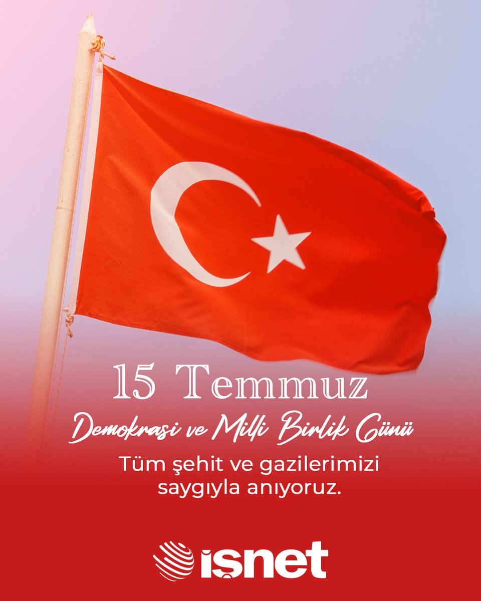 15 Temmuz'da demokrasimiz ve millî birliğimiz için mücadele veren tüm şehit ve gazilerimizi saygıyla anıyoruz.
